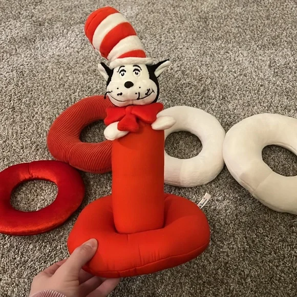 Dr Seuss The Cat In The Hat Stacker Toy - Picture 4 of 6